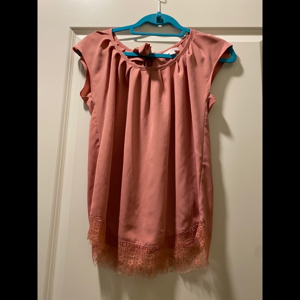 blush blouse